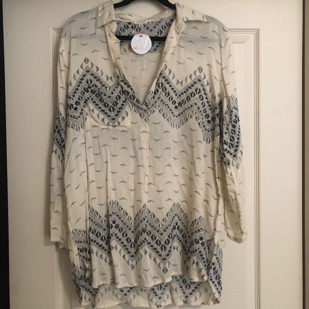 En Creme blouse